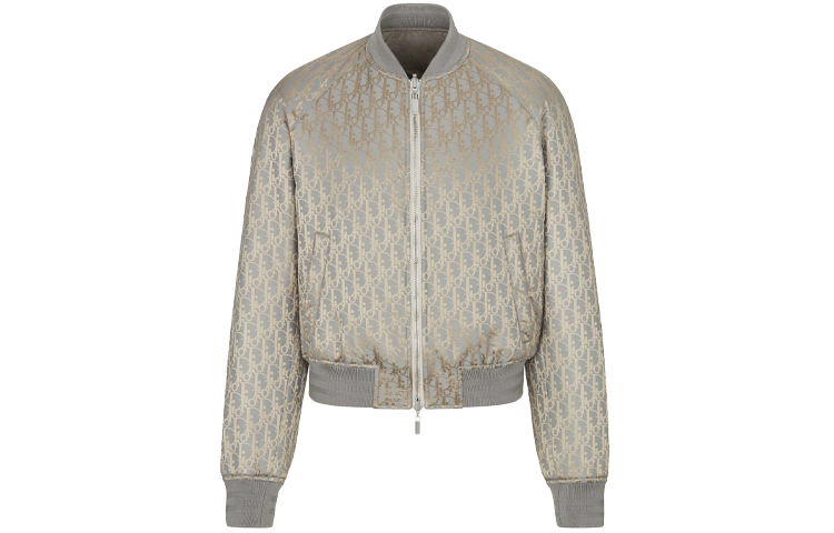 Order DIOR SS21 Oblique Reversible Bomber Jaket Abu-Abu. 183C432A5043-C885