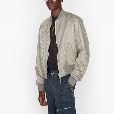 DIOR SS21 Oblique Reversible Bomber Jacket Grey. 183C432A5043-C885 Sizing DIOR SS21 Oblique Reversible Bomber Jacket Grey. 183C432A5043-C885