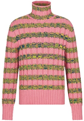 ディオール SS21 オーバーサイズ タートルネック セーター ピンク 183M623AT246-C485 Order ディオール SS21 オーバーサイズ タートルネック セーター ピンク 183M623AT246-C485