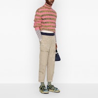 DIOR SS21 寬鬆高領毛衣 粉色 183M623AT246-C485 Purchase DIOR SS21 寬鬆高領毛衣 粉色 183M623AT246-C485