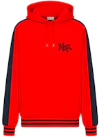 DIOR SS21 Red Color-Block Bull Graphic Pullover Hoodie 183J653A0531-C385 DIOR SS21 Red Color-Block Bull Graphic Pullover Hoodie 183J653A0531-C385