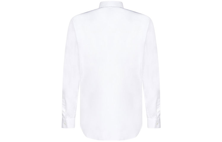 DIOR SS21 White Cotton Shirt with Front Embroidered Logo. 183C532A1581-080 圖 3