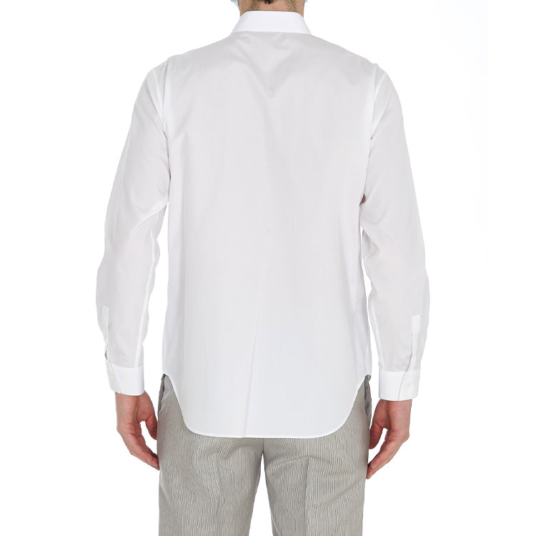DIOR SS21 White Cotton Shirt with Front Embroidered Logo. 183C532A1581-080 圖 5