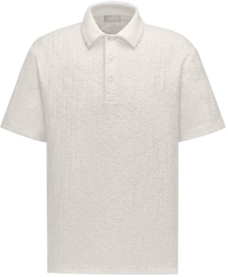 DIOR SS21 White Plain Short Sleeve Polo Shirt 113J812A0614-C020 Buy DIOR SS21 White Plain Short Sleeve Polo Shirt 113J812A0614-C020