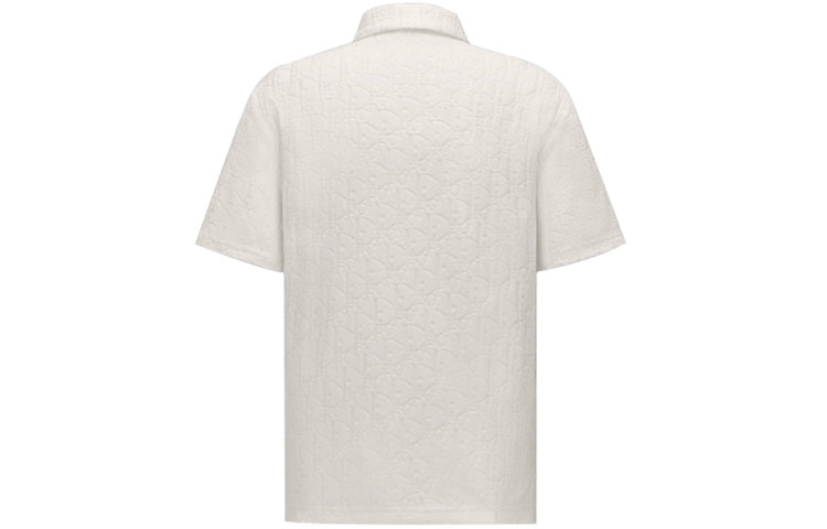 Lookbook DIOR SS21 Kaos Polo Lengan Pendek Putih Polos. 113J812A0614-C020