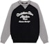 Order DIOR SS22 Black Color-Block Logo Print Long Sleeve Sweatshirt 213J681A0531-C988