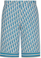 Dior SS22 Blue Logo Printed Straight-Leg Casual Pants. 013C121A4751-C582 Dior SS22 Blue Logo Printed Straight-Leg Casual Pants. 013C121A4751-C582