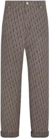 DIOR SS22 Brown Geometric Logo Print Cargo Pants. 183D023AY510-C789 DIOR SS22 Brown Geometric Logo Print Cargo Pants. 183D023AY510-C789