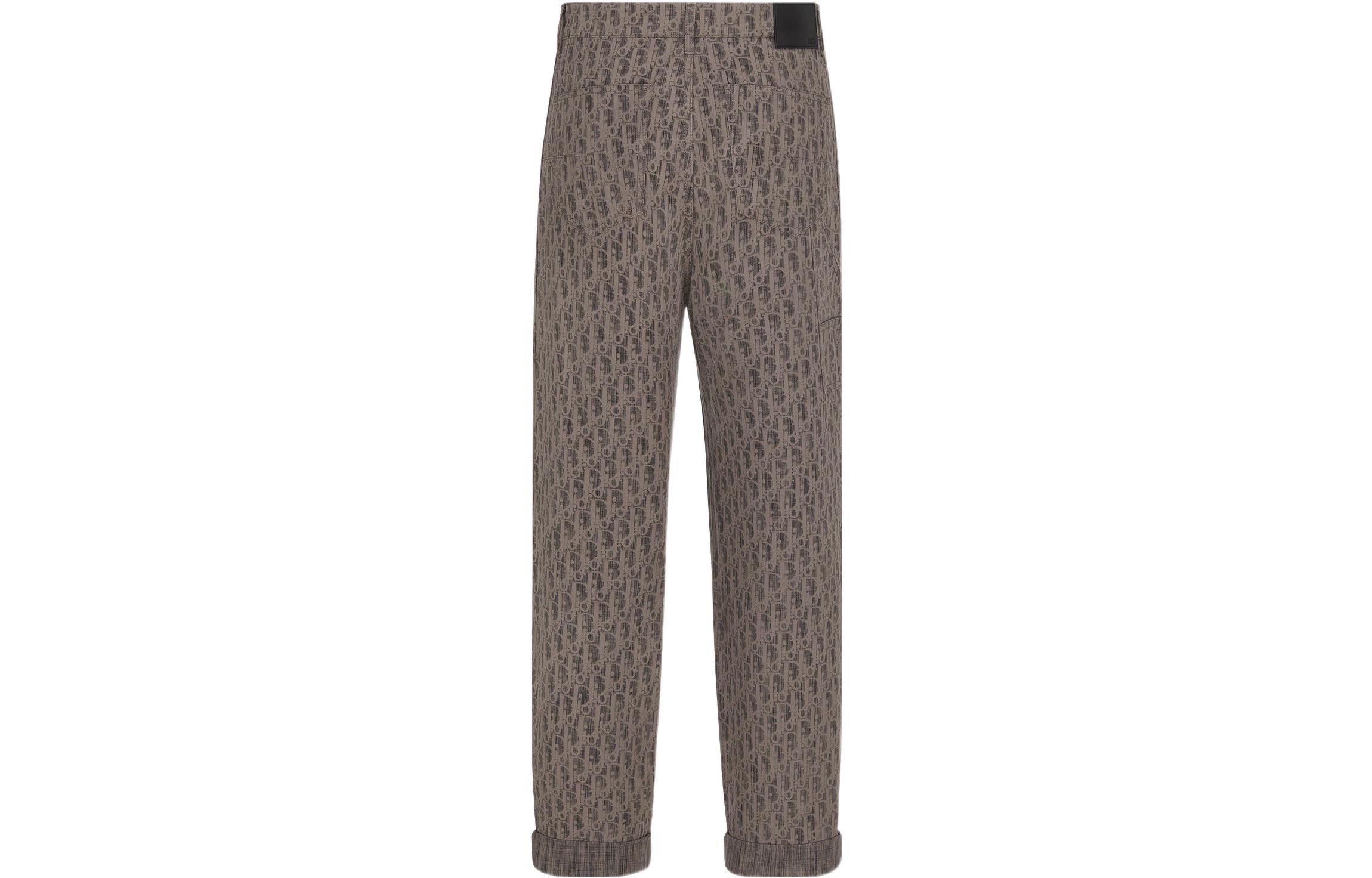 DIOR SS22  Brown Geometric Logo Print Cargo Pants. 183D023AY510-C789 圖 3