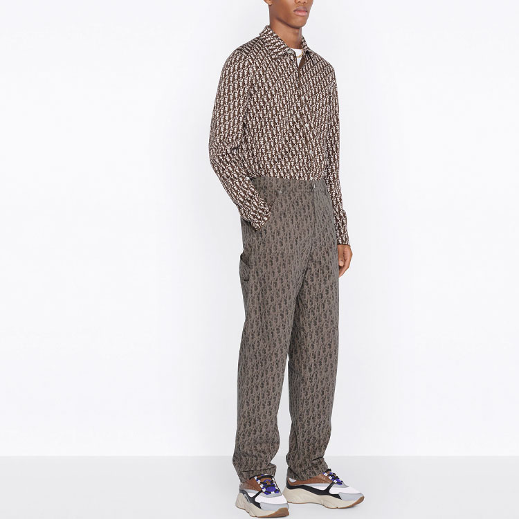 DIOR SS22  Brown Geometric Logo Print Cargo Pants. 183D023AY510-C789 圖 6