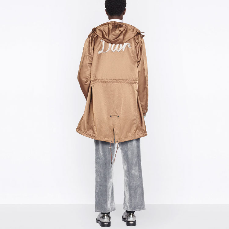 DIOR SS22  Brown Hooded Jacket with Back Logo Print. 033C313H5563-C780 圖 5