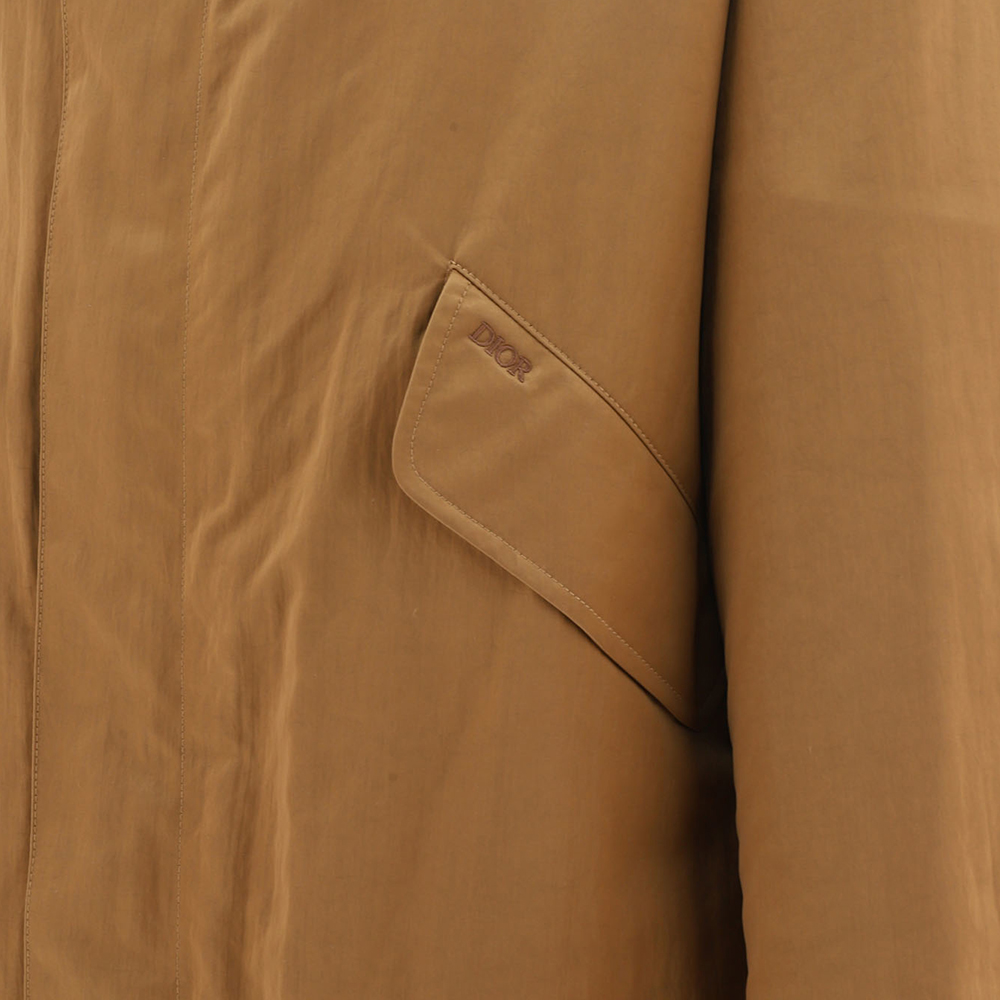 DIOR SS22  Brown Hooded Jacket with Back Logo Print. 033C313H5563-C780 圖 6