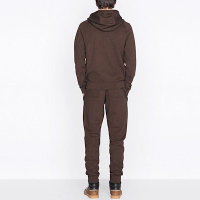 DIOR SS22 Brown Solid Knit Straight-Leg Joggers Elastic Waist. 113M120AT225-C180 Details for DIOR SS22 Brown Solid Knit Straight-Leg Joggers Elastic Waist. 113M120AT225-C180