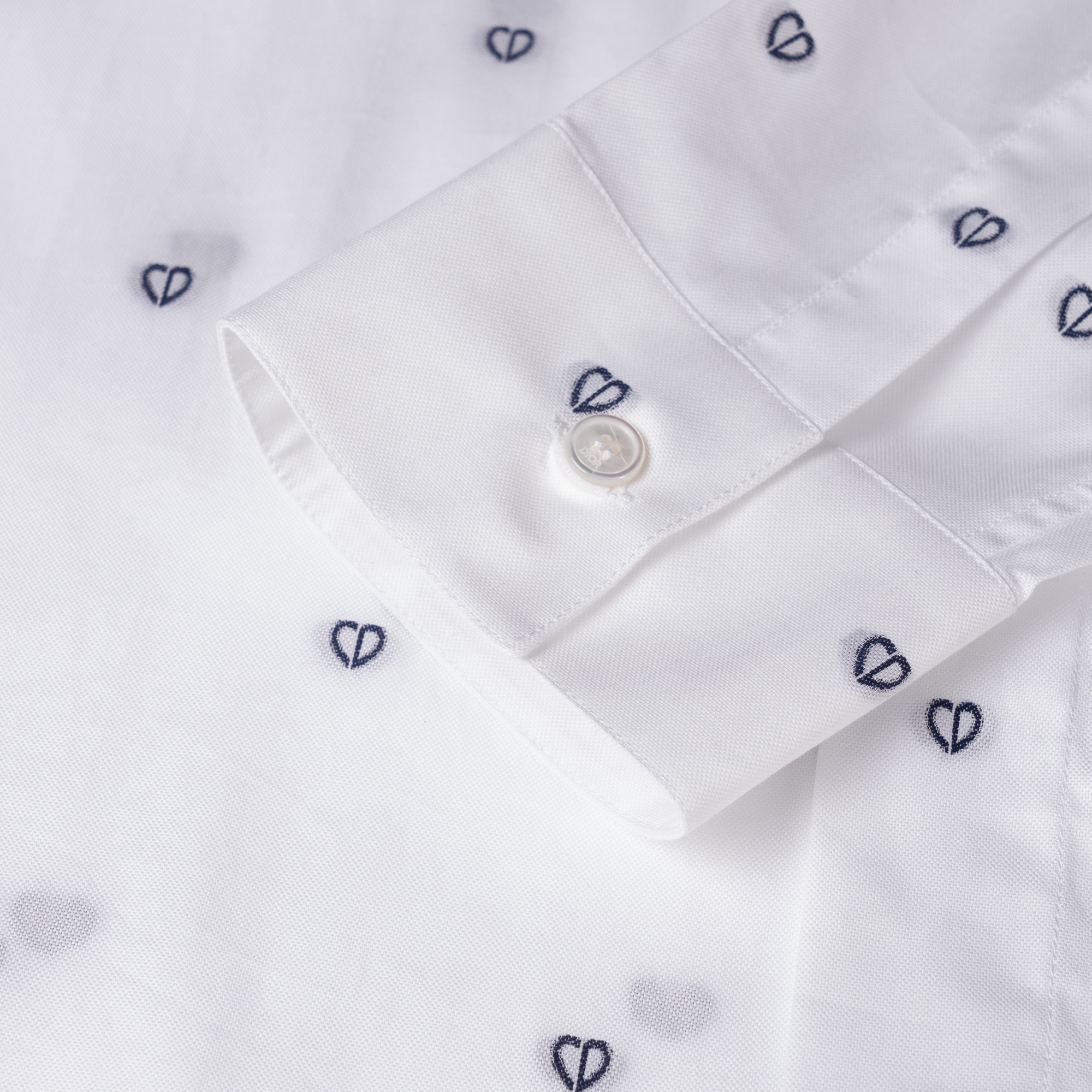 DIOR SS22  Contrast Heart Cotton Shirt White. 013C501A5451-C085 圖 4
