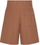 Lookbook DIOR SS22 Cotton Satin Workwear Shorts Brown. 283C150A4451-C130