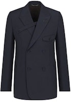 DIOR SS22 Double-Breasted Blazer Navy Blue 113C282A5464-C540 DIOR SS22 Double-Breasted Blazer Navy Blue 113C282A5464-C540
