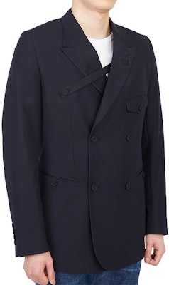 DIOR SS22 雙排扣西裝外套 海軍藍 113C282A5464-C540 Sizing DIOR SS22 雙排扣西裝外套 海軍藍 113C282A5464-C540