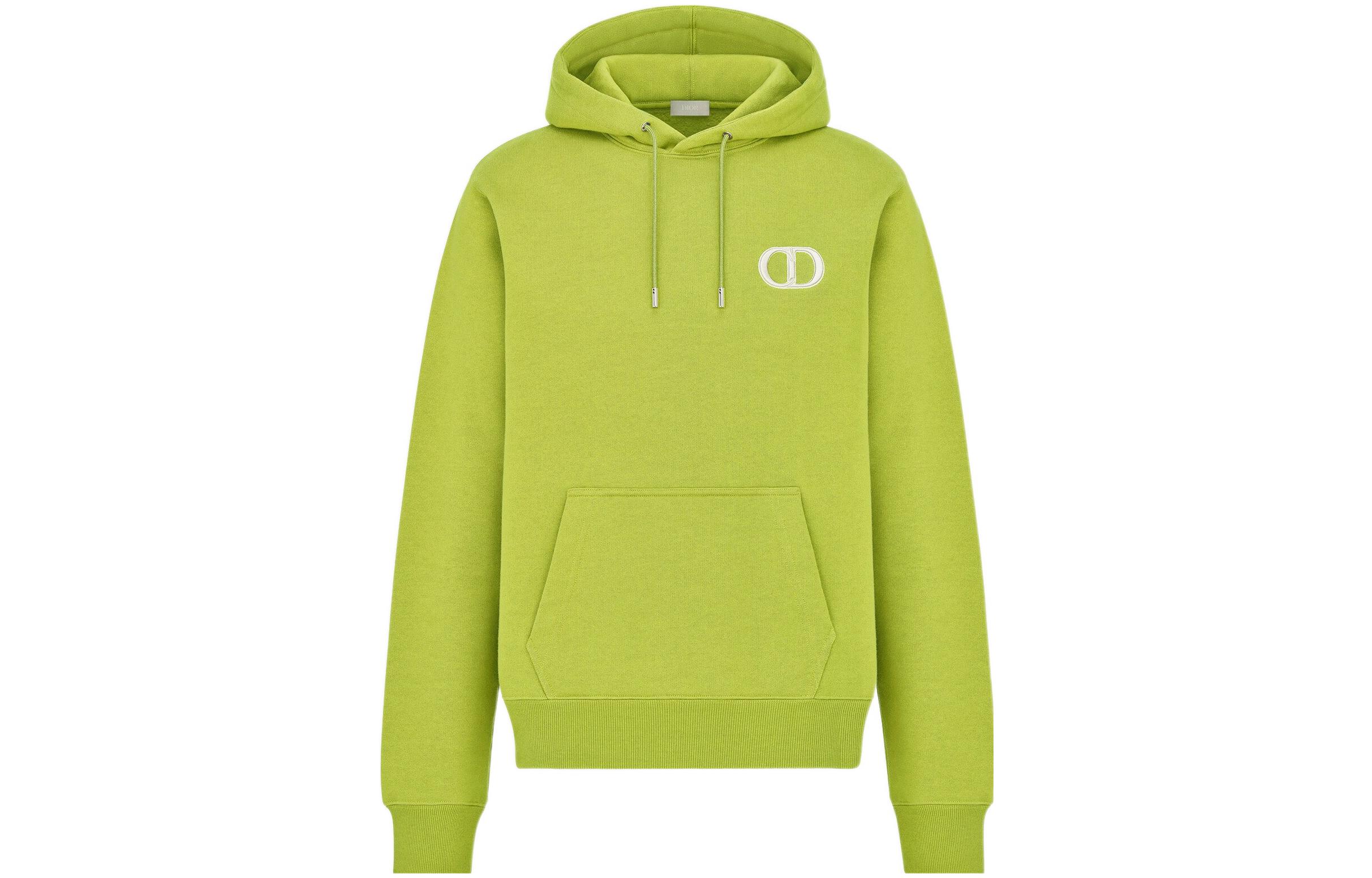 DIOR SS22  Green Pullover Sweatshirt with Logo Embroidery. 113J698A0531-C681