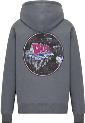 DIOR SS22 Grey Hoodie with Logo Print 393J691A0531-C889 Lookbook DIOR SS22 Grey Hoodie with Logo Print 393J691A0531-C889