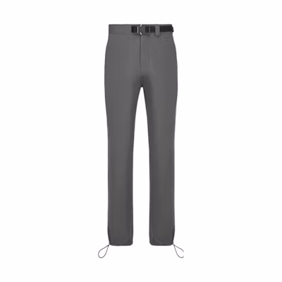 DIOR SS22 Grey Solid Color Straight-Leg Casual Pants. 213C109A5457-C830