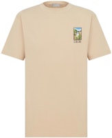 DIOR SS22 Logo Embroidered Ivory Oversized Short Sleeve T-Shirt. 293J696E0753-C181 DIOR SS22 Logo Embroidered Ivory Oversized Short Sleeve T-Shirt. 293J696E0753-C181