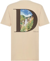 DIOR SS22 标志刺绣象牙色宽松版短袖T恤. 293J696E0753-C181 Lookbook DIOR SS22 标志刺绣象牙色宽松版短袖T恤. 293J696E0753-C181