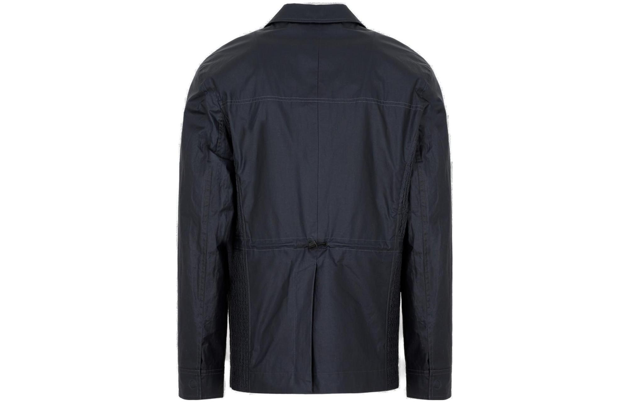 DIOR SS22  Navy Blue Single-Breasted Long Sleeve Jacket 293C276A5573540 圖 3