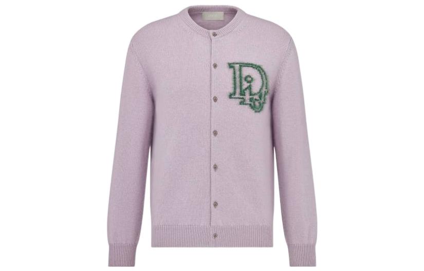 DIOR SS22  Pink Knitted Cardigan with Solid Logo Jacquard Design. 313M235AT521-C486 圖 2