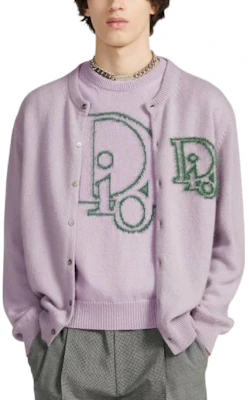 Chaqueta de Punto Rosa DIOR SS22 con Diseño Jacquard de Logo Sólido. 313M235AT521-C486 Shop Chaqueta de Punto Rosa DIOR SS22 con Diseño Jacquard de Logo Sólido. 313M235AT521-C486