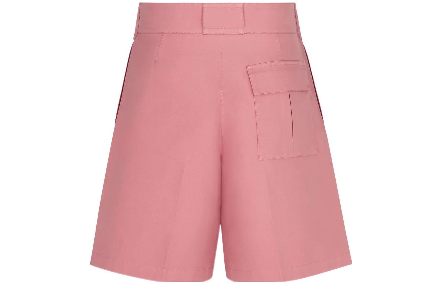 Lookbook DIOR SS22 粉色純色中腰多口袋工裝短褲 283C150A4451-C400