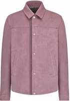 DIOR SS22 Pink Suede Shirt 013L428A0487-C430 DIOR SS22 Pink Suede Shirt 013L428A0487-C430