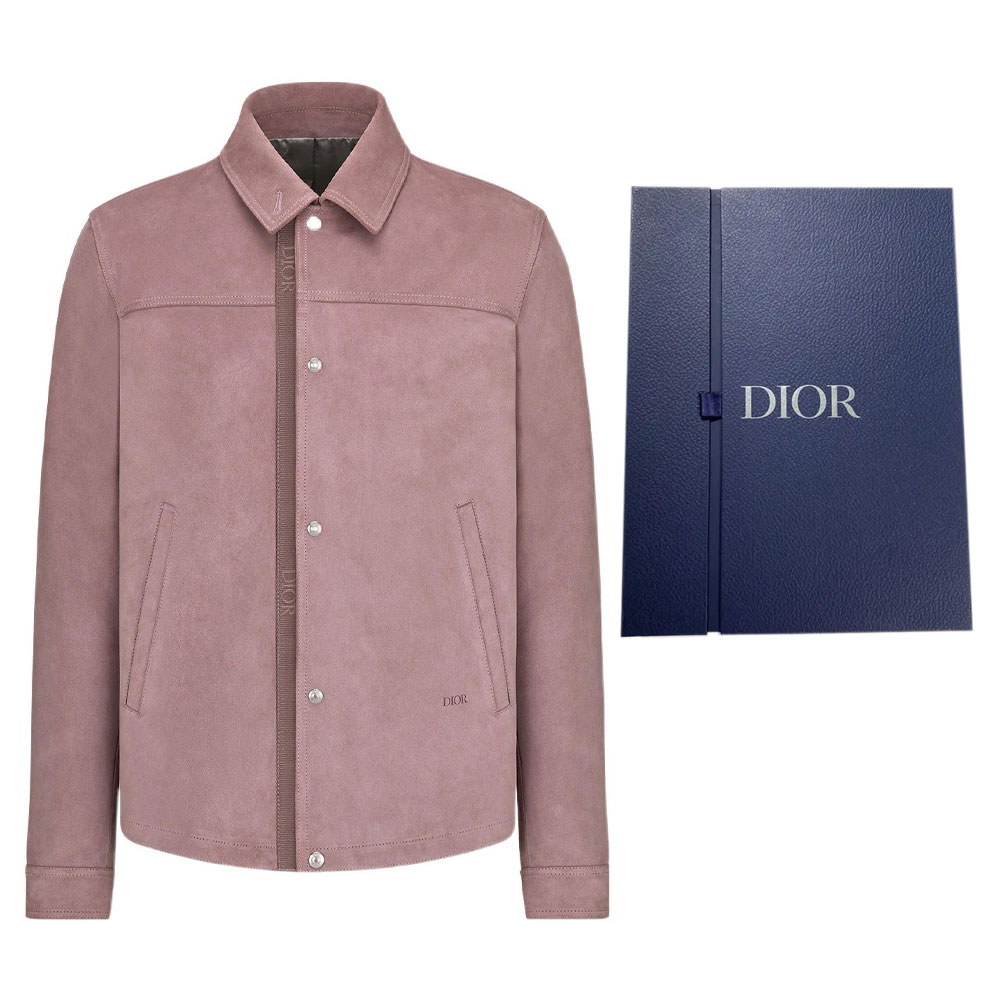 DIOR SS22  Pink Suede Shirt 013L428A0487-C430 圖 4