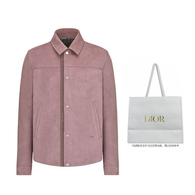 DIOR SS22  Pink Suede Shirt 013L428A0487-C430 圖 5