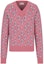 Order DIOR SS22 Sweater Rajut Wol Pink Motif Diamond. 283M641AT067-C484