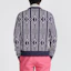 Purchase DIOR SS22 Purple Diamond Striped Crewneck Sweater Long Sleeve. 313M650AT477-C480