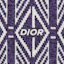 Cheap DIOR SS22 Purple Diamond Striped Crewneck Sweater Long Sleeve. 313M650AT477-C480