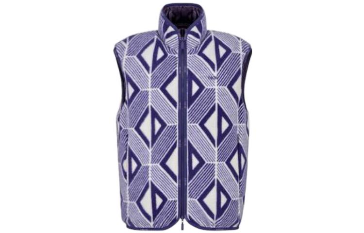 Order DIOR SS22 양면 지오메트릭 프린트 베스트 블루 313J430A0812-C480