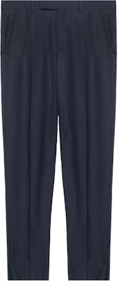 DIOR SS22 Slim Fit Straight-Leg Blue Casual Pants with Side Zipper Pockets. 013C120A5113-C542 Order DIOR SS22 Slim Fit Straight-Leg Blue Casual Pants with Side Zipper Pockets. 013C120A5113-C542