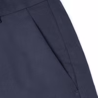 Sizing DIOR SS22 藍色修身直筒休閒褲附側邊拉鍊口袋 013C120A5113-C542
