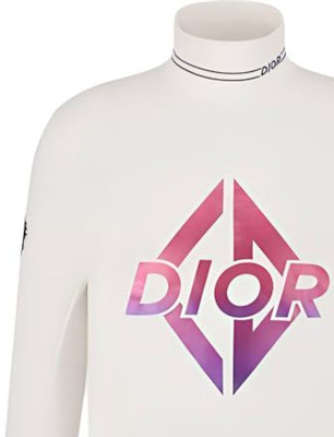 DIOR SS22 白色針織毛衣 帶標誌印花及立領設計 313J635A0744-C084 Details for DIOR SS22 白色針織毛衣 帶標誌印花及立領設計 313J635A0744-C084