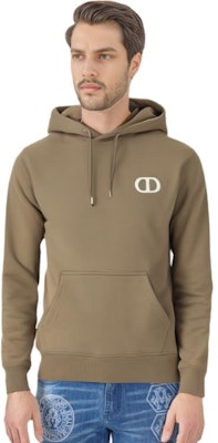 DIOR SS22 Brown Embroidered Logo Pullover Hoodie. 113J698A0531-C781 Details for DIOR SS22 Brown Embroidered Logo Pullover Hoodie. 113J698A0531-C781