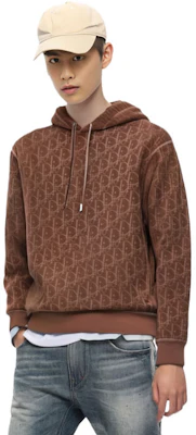DIOR SS22 Brown Oversized Hoodie with Letter Print. 113J631A0684-C777 Shop DIOR SS22 Brown Oversized Hoodie with Letter Print. 113J631A0684-C777