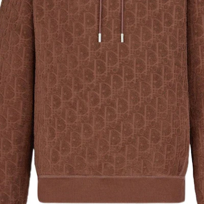 DIOR SS22 Brown Oversized Hoodie with Letter Print. 113J631A0684-C777 Details for DIOR SS22 Brown Oversized Hoodie with Letter Print. 113J631A0684-C777