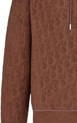 DIOR SS22 Brown Oversized Hoodie with Letter Print. 113J631A0684-C777 Sizing DIOR SS22 Brown Oversized Hoodie with Letter Print. 113J631A0684-C777