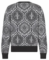 DIOR SS22 Sweater Wool Jacquard Abu-Abu Chestnut. 213M634AT423-C980 Lookbook DIOR SS22 Sweater Wool Jacquard Abu-Abu Chestnut. 213M634AT423-C980