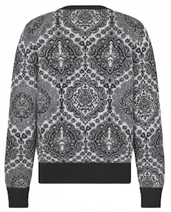 DIOR SS22 Sweater Kelabu Jacquard Wool Chestnut. 213M634AT423-C980 Lookbook DIOR SS22 Sweater Kelabu Jacquard Wool Chestnut. 213M634AT423-C980