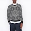 Shop DIOR SS22 Sweater Wool Jacquard Abu-Abu Chestnut. 213M634AT423-C980