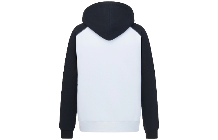 Lookbook DIOR SS22 刺繡徽標寬鬆版連帽衫 男士 白色。 213J680A0531-C085