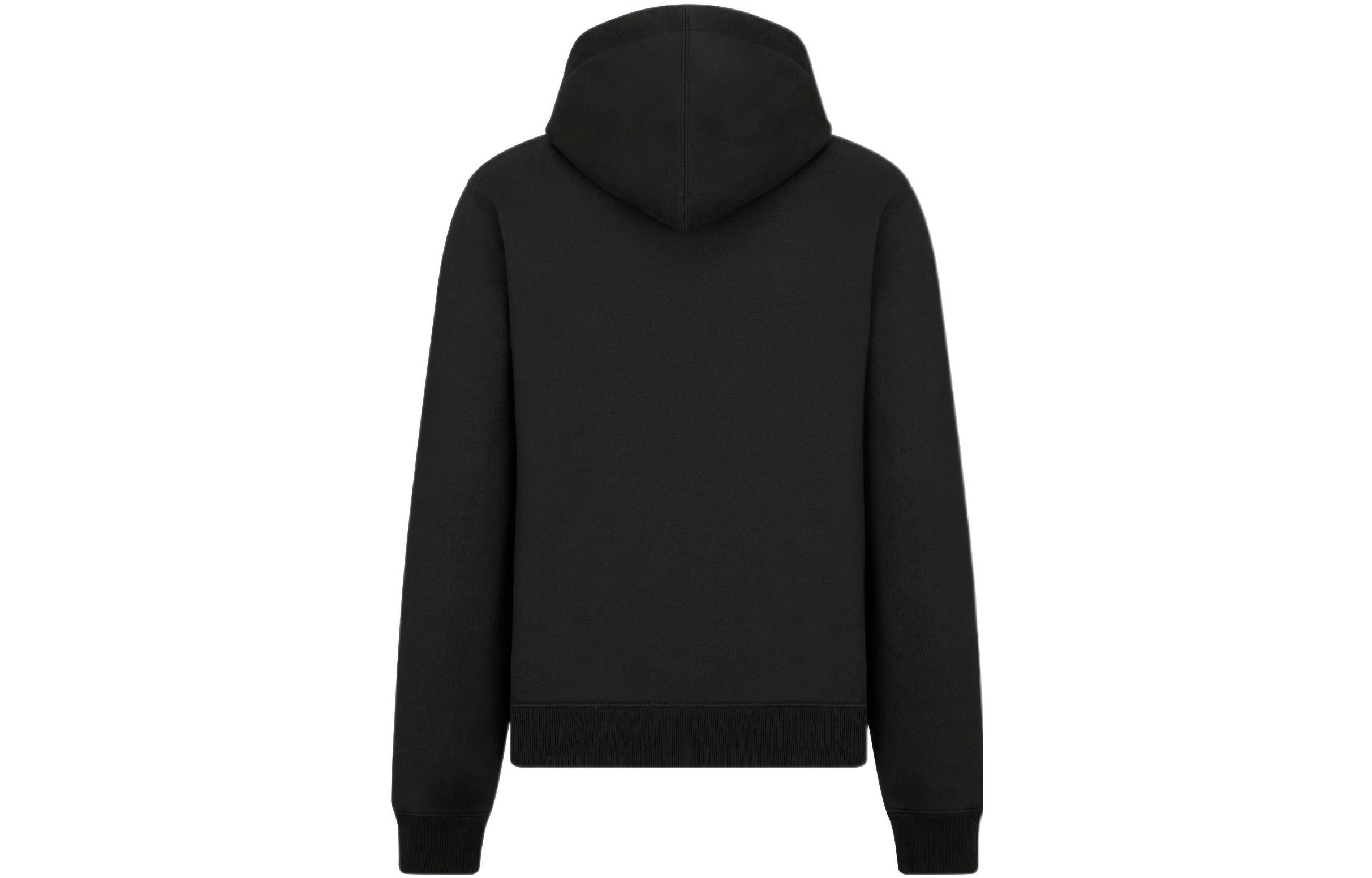 Lookbook DIOR SS22 エッセンシャルズ CD アイコン ブラック プルオーバーフーディー メンズ. 113J698A0531-C989