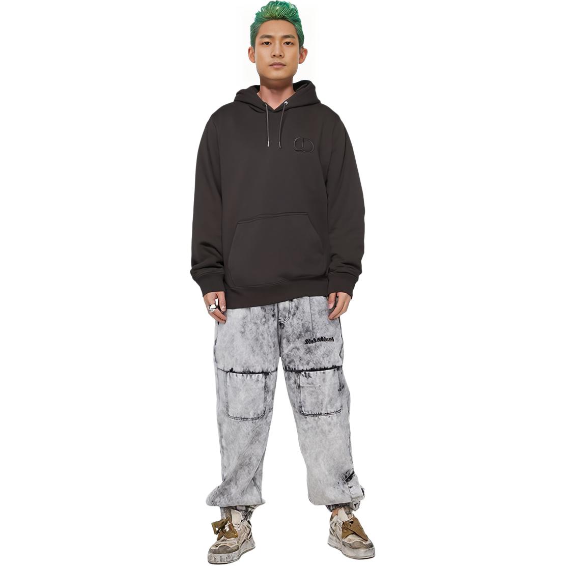 Details for DIOR SS22 エッセンシャルズ CD アイコン ブラック プルオーバーフーディー メンズ. 113J698A0531-C989